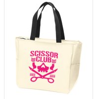 Dark Puroresu Flowsion Scissor Club Zip Tote Bag