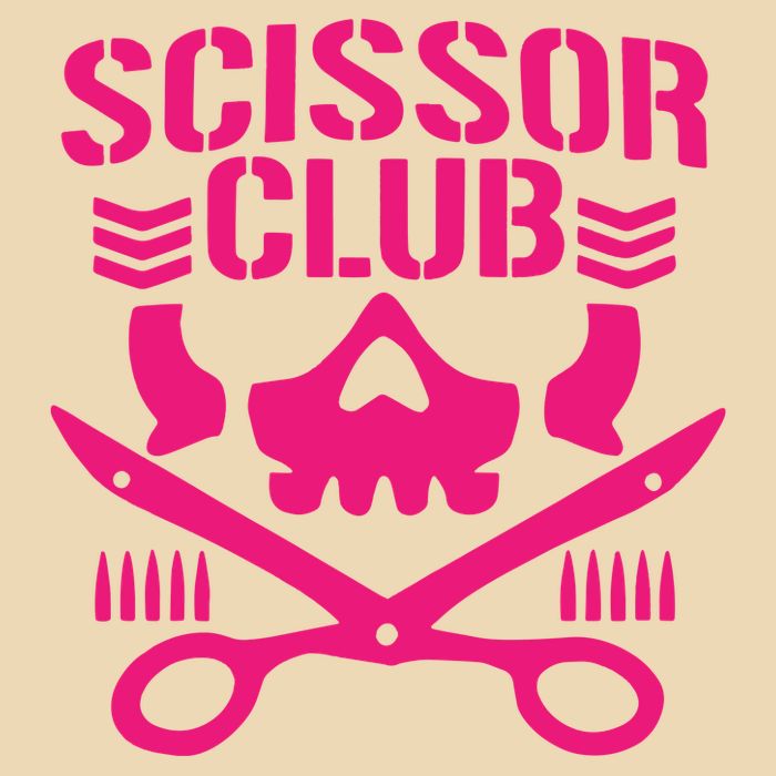 Dark Puroresu Flowsion Scissor Club Zip Tote Bag