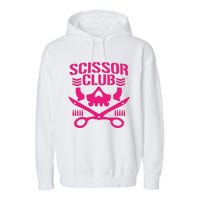 Dark Puroresu Flowsion Scissor Club Garment-Dyed Fleece Hoodie