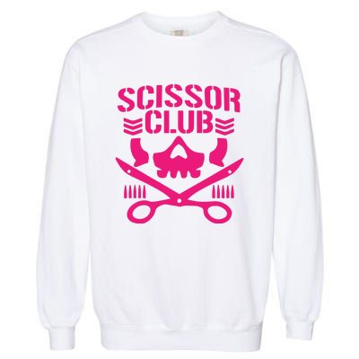 Dark Puroresu Flowsion Scissor Club Garment-Dyed Sweatshirt