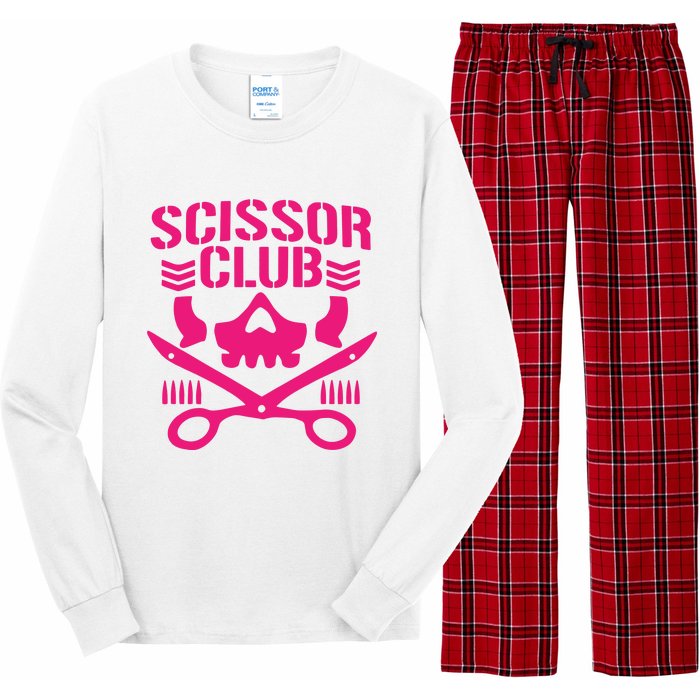 Dark Puroresu Flowsion Scissor Club Long Sleeve Pajama Set