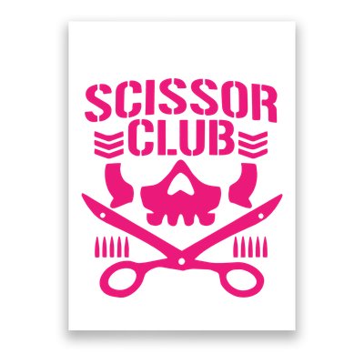 Dark Puroresu Flowsion Scissor Club Poster
