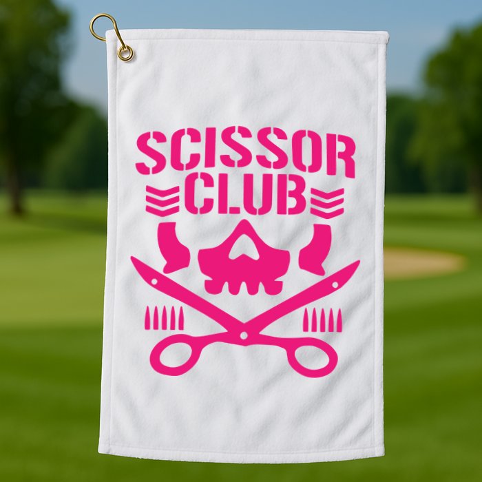 Dark Puroresu Flowsion Scissor Club Golf Towel