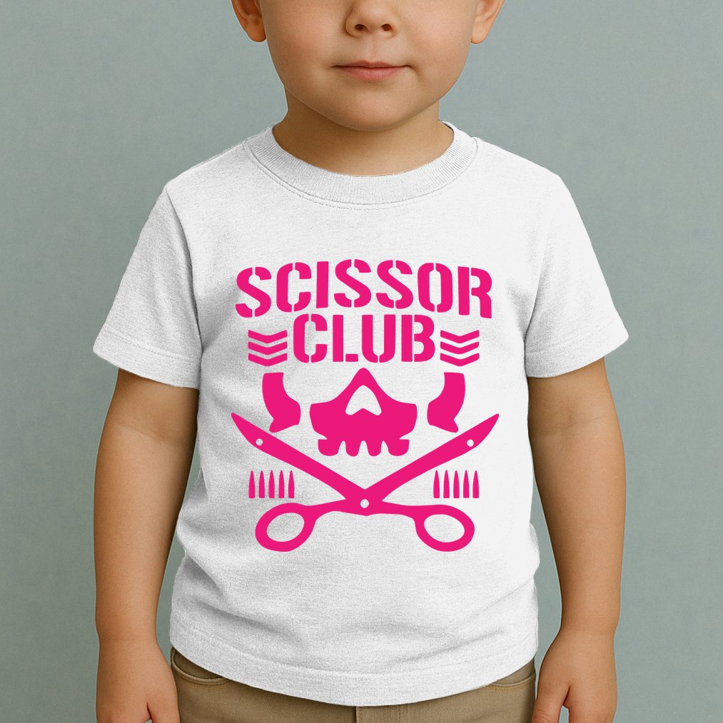 Dark Puroresu Flowsion Scissor Club Toddler T-Shirt