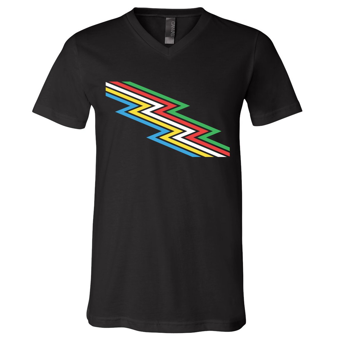Disability Pride Flag July Disabled Pride Month Awareness Gift V-Neck T-Shirt