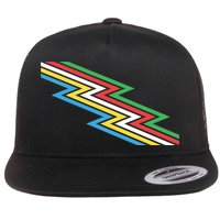 Disability Pride Flag July Disabled Pride Month Awareness Gift Flat Bill Trucker Hat