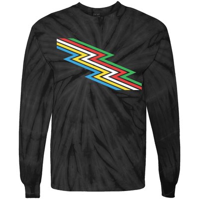 Disability Pride Flag July Disabled Pride Month Awareness Gift Tie-Dye Long Sleeve Shirt