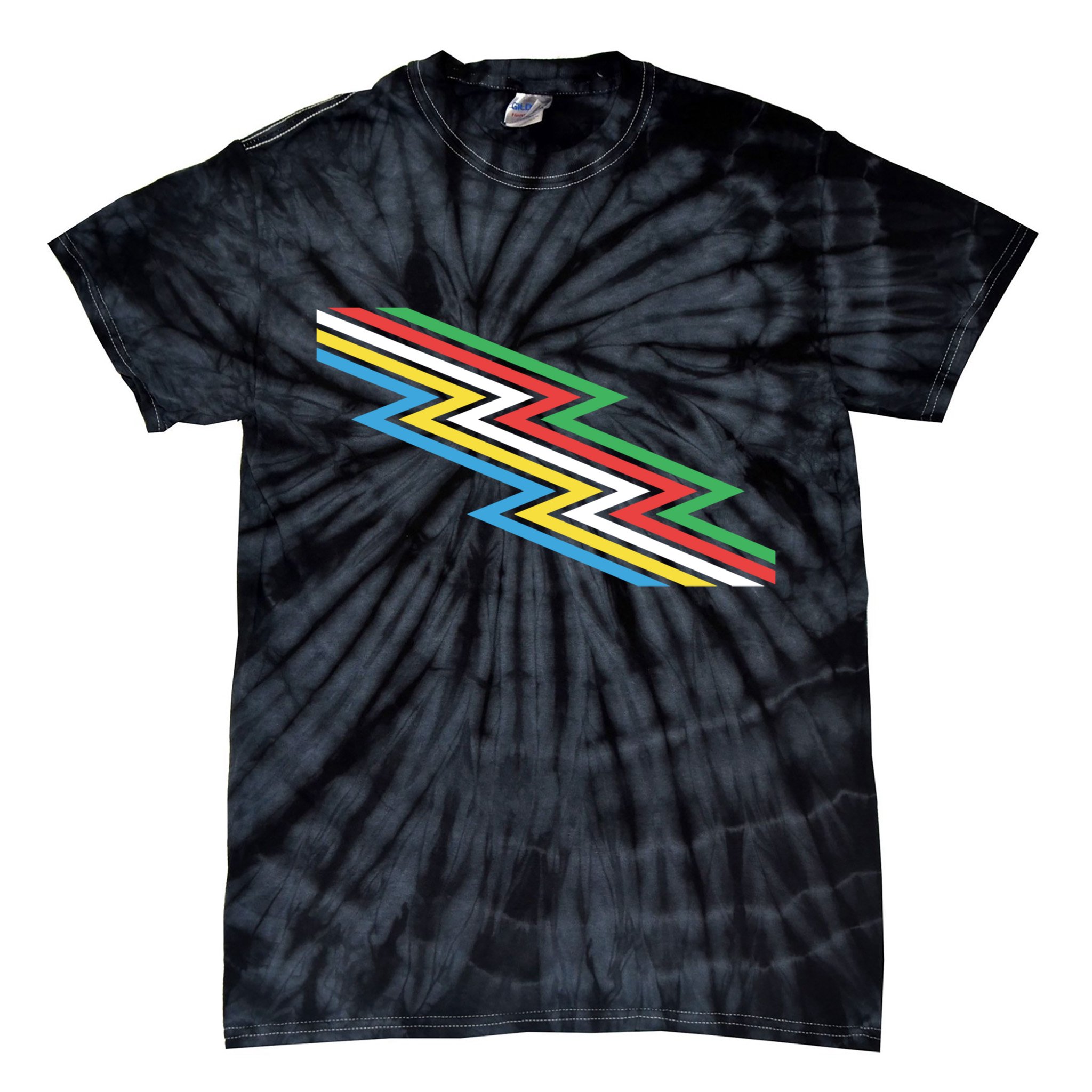 Disability Pride Flag July Disabled Pride Month Awareness Gift Tie-Dye T-Shirt