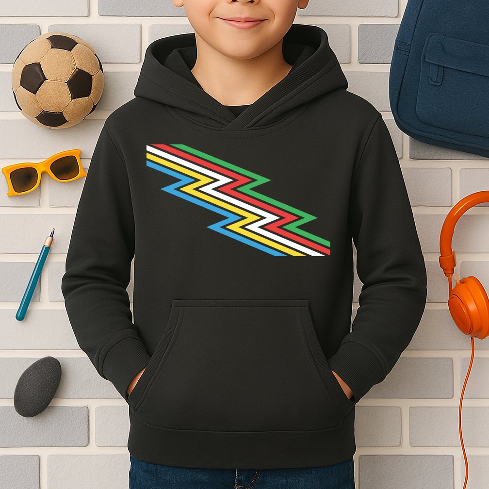 Disability Pride Flag July Disabled Pride Month Awareness Gift Kids Hoodie
