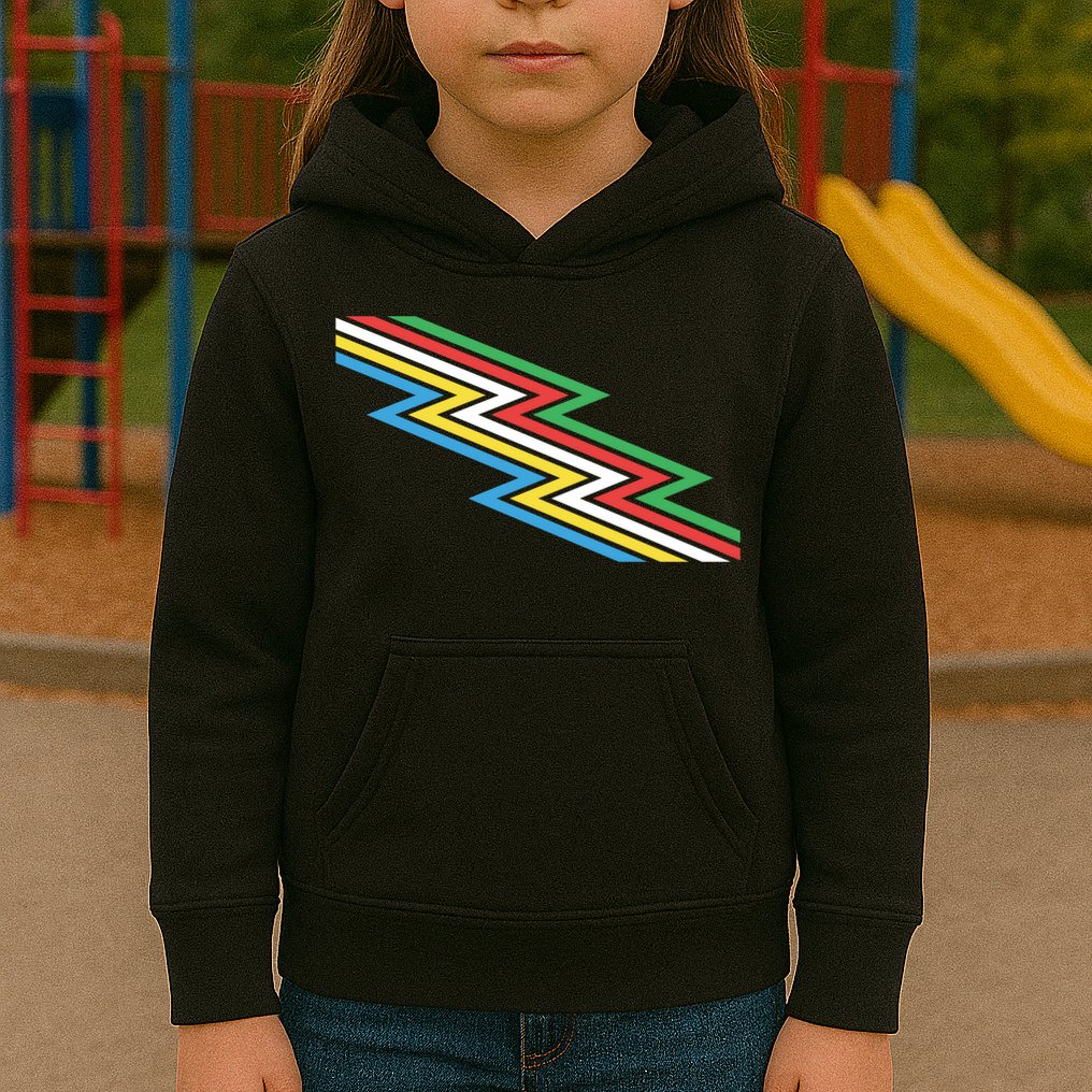 Disability Pride Flag July Disabled Pride Month Awareness Gift Kids Hoodie