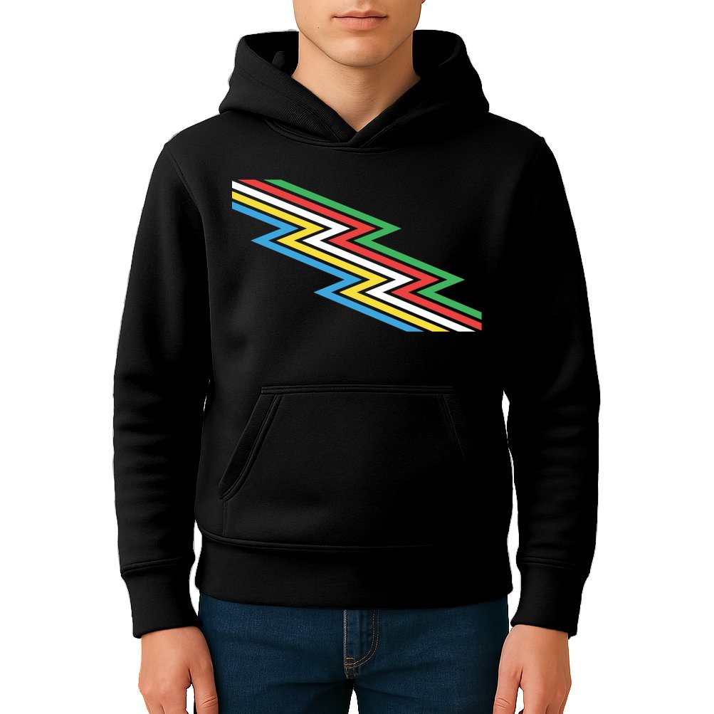 Disability Pride Flag July Disabled Pride Month Awareness Gift Kids Hoodie