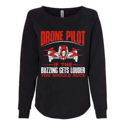 Drone Pilot Funny Drones Drone Pilot Quadrotor Womens California Wash Sweatshirt