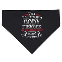 Dermal Piercing Funny Tattooed Body Piercer Gift USA-Made Doggie Bandana