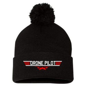 Drone Pilot Funny Quadcopter Rc Flying Wings Gift Pom Pom 12in Knit Beanie