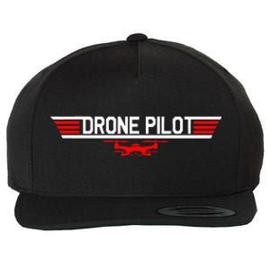 Drone Pilot Funny Quadcopter Rc Flying Wings Gift Wool Snapback Cap