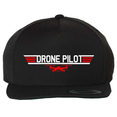 Drone Pilot Funny Quadcopter Rc Flying Wings Gift Wool Snapback Cap