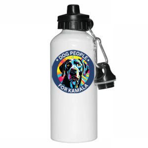 Dog People For Kamala Harris Aluminum Water Bottle