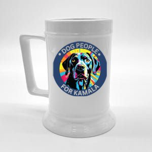 Dog People For Kamala Harris Beer Stein