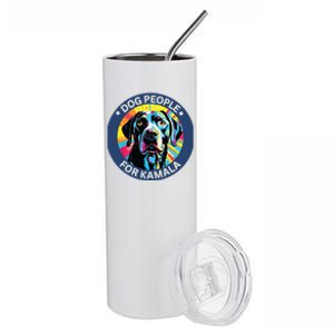 Dog People For Kamala Harris Stainless Steel Tumbler