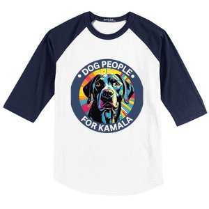 Dog People For Kamala Harris Baseball Sleeve Shirt