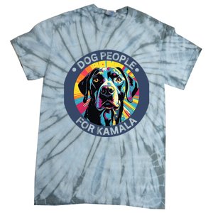 Dog People For Kamala Harris Tie-Dye T-Shirt