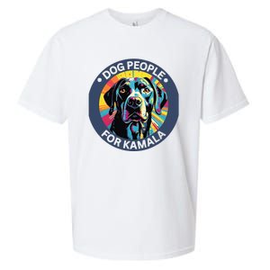 Dog People For Kamala Harris Sueded Cloud Jersey T-Shirt