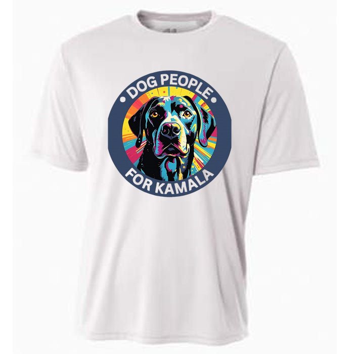 Dog People For Kamala Harris Cooling Performance Crew T-Shirt