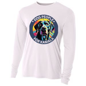 Dog People For Kamala Harris Cooling Performance Long Sleeve Crew