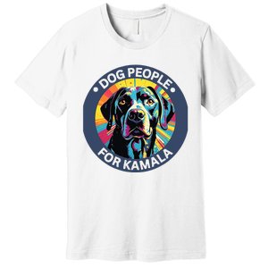 Dog People For Kamala Harris Premium T-Shirt