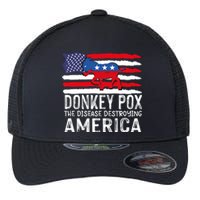 Donkey Pox Funny Anti Democrat Flexfit Unipanel Trucker Cap