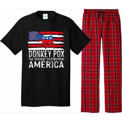 Donkey Pox Funny Anti Democrat Pajama Set