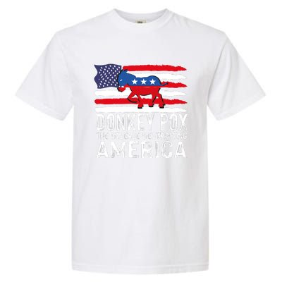 Donkey Pox Funny Anti Democrat Garment-Dyed Heavyweight T-Shirt