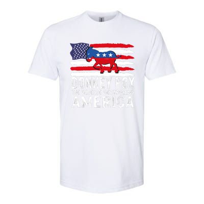 Donkey Pox Funny Anti Democrat Softstyle® CVC T-Shirt