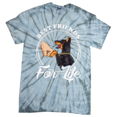 Doberman Pinscher Funny Doberman Lover Tie-Dye T-Shirt