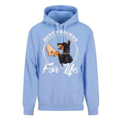 Doberman Pinscher Funny Doberman Lover Unisex Surf Hoodie