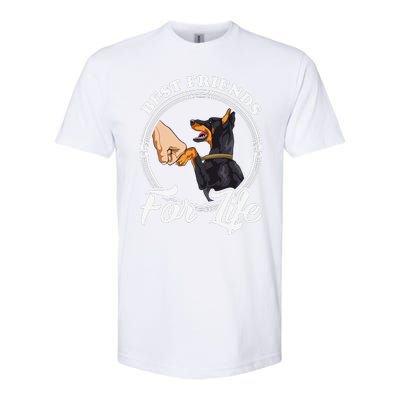 Doberman Pinscher Funny Doberman Lover Softstyle CVC T-Shirt