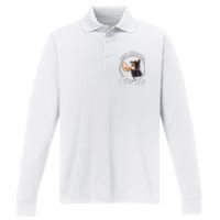 Doberman Pinscher Funny Doberman Lover Performance Long Sleeve Polo