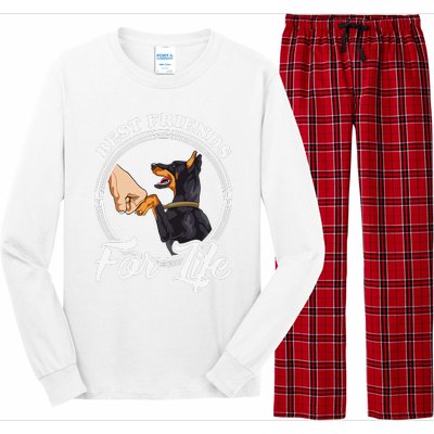 Doberman Pinscher Funny Doberman Lover Long Sleeve Pajama Set