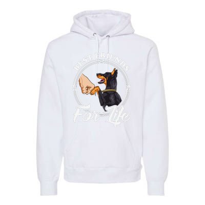 Doberman Pinscher Funny Doberman Lover Premium Hoodie