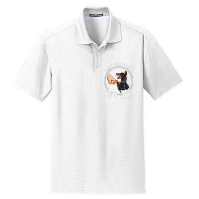 Doberman Pinscher Funny Doberman Lover Dry Zone Grid Polo