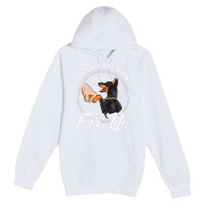 Doberman Pinscher Funny Doberman Lover Premium Pullover Hoodie