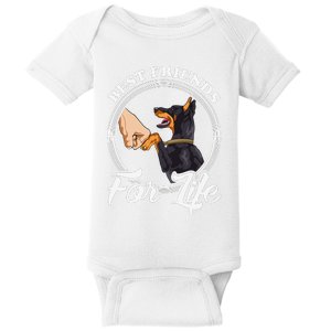 Doberman Pinscher Funny Doberman Lover Baby Bodysuit