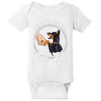 Doberman Pinscher Funny Doberman Lover Baby Bodysuit