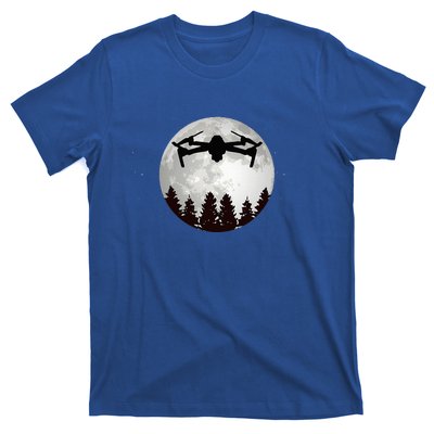 Drone Pilot Full Moon Funny Fpv Drone Quadcopter T-Shirt