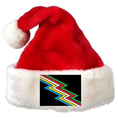 Disability Pride Flag Gift Premium Christmas Santa Hat