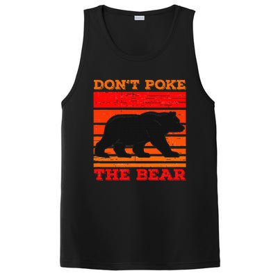 DonT Poke Funny Bear Retro Grizzly Bear PosiCharge Competitor Tank