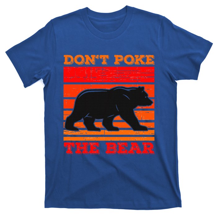 DonT Poke Funny Bear Retro Grizzly Bear T-Shirt