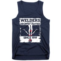 Droppin' Panties Funny Dirty Badass Welder Welding Tee Tank Top