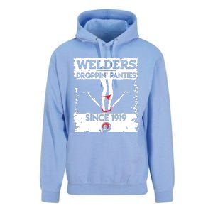 Droppin' Panties Funny Dirty Badass Welder Welding Tee Unisex Surf Hoodie