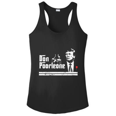 Don Poorleone Funny Anti Trump Ladies PosiCharge Competitor Racerback Tank